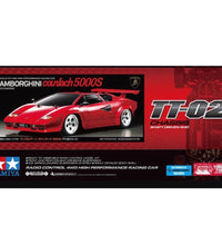 Tamiya 47527 The Lamborghini Countach LP5000S (2026) RC Car Kit (TT-02) Limited Edition.