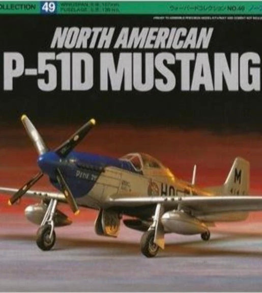 Tamiya 1/72 Scale North American P-51D Mustang Model Kit No: 60749