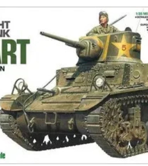 Tamiya 1/35 Scale M3 Stuart Late Production Tank Model Kit No: 35360