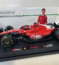 Burago 1:18 Ferrari SF-23 Charles Leclerc Las Vegas GP Livery F1 Diecast Model.