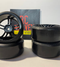 Rc Car Drift Wheels 1/10 12mm Hex Mounts To Fit HSP HPI TT-01 TT-02 VRX Tamiya.