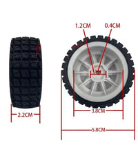 Mjx Hyper Go 1:14 Scale 4wd Rc Wheels & Tyres Set Of 4 12mm Hex Part No: 1415A2.