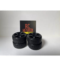 Rc Car Drift Wheels 1/10 12mm Hex Mounts To Fit HSP HPI TT-01 TT-02 VRX Tamiya.