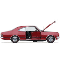 Classic Carlectables #18865 1/18 Holden HT Monaro GTS Spanish Red Diecast Model.