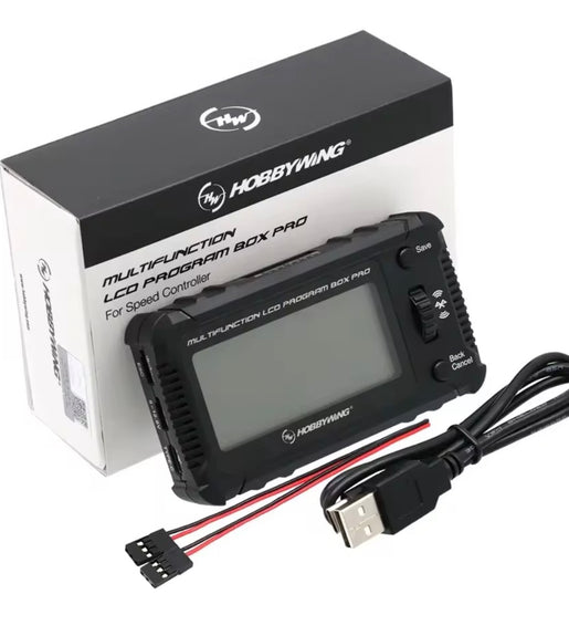 HobbyWing LCD Program Box Pro Programming Card for RC Model Car Boat Airplane.