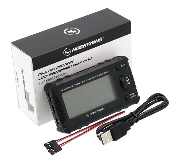 HobbyWing LCD Program Box Pro Programming Card for RC Model Car Boat A ...