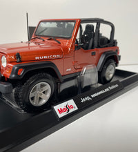 Maisto Jeep Wrangler Rubicon 1/18 Scale Diecast Model American Muscle Car.