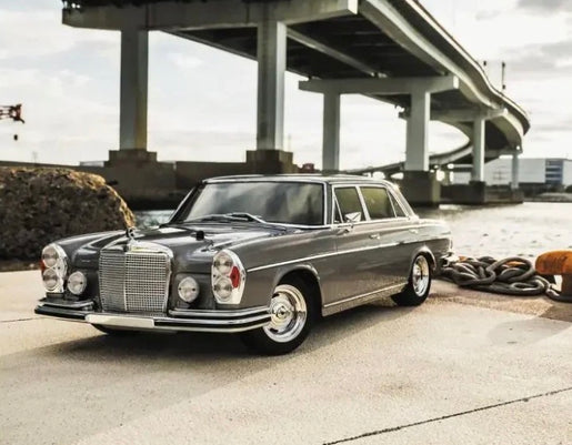 Kyosho 1/10 EP 4WD Fazer Mk2 1971 Mercedes-Benz 300 SEL 6.3 Beige Gray #34436T1.