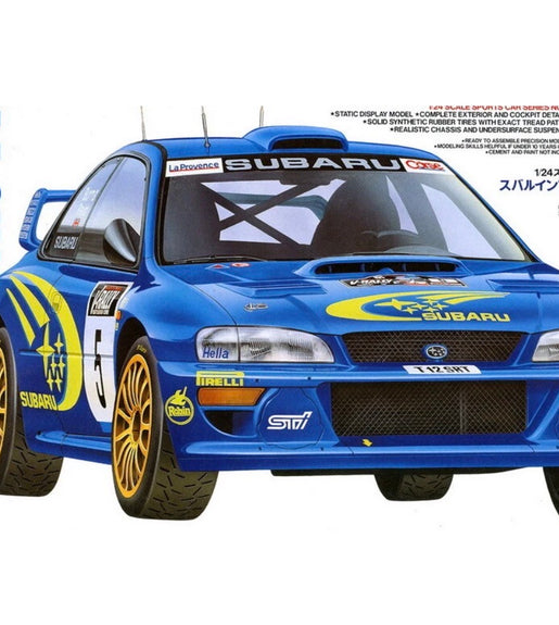 Tamiya 1/24 Scale Subaru Impreza WRC 1999 Model Kit No: 24218