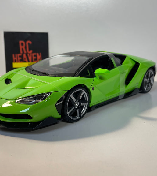 Maisto Lamborghini Centenario  1:18 Scale Diecast Model Car Green.