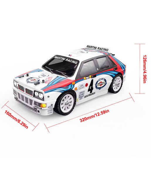 Lancia Hyper Go MJX 4WD 14302 1/14 Brushless RC Drift Car Rally Car RTR 65KPH