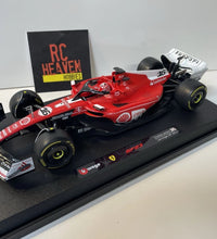 Burago 1:18 Ferrari SF-23 Charles Leclerc Las Vegas GP Livery F1 Diecast Model.