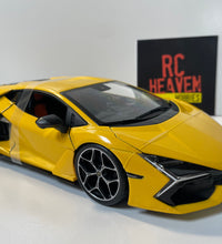 Maisto Lamborghini Revuelto 2023 Yellow 1:18 Scale Diecast Model Car.