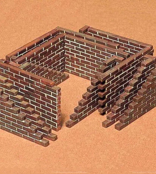 Tamiya 1/35 Scale Brick Wall Set Model Kit No: 35028