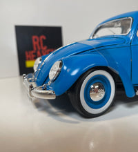 Maisto 1/18 Scale - 1955 Volkswagen Kafer.VW Beetle Diecast Model Car  Blue.