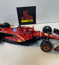 Burago 1:18 Ferrari SF-24 Charles Leclerc Seasonal Livery Formula One Model Car.