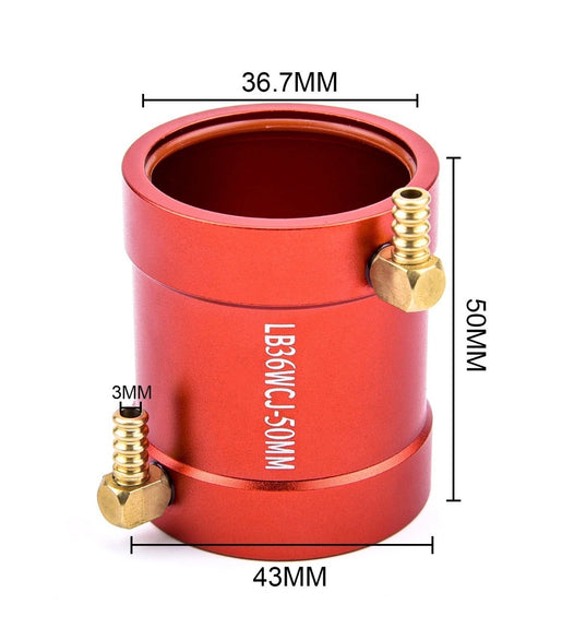 Water Cooling Jacket For 3650 Size Brushless Rc Boat Motor.