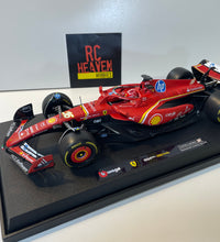 Burago 1:18 Ferrari SF-24 Charles Leclerc Seasonal Livery Formula One Model Car.