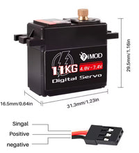 Rc Car Steering Servo 9imod 11kg Digital Mini Servo 1/16 Rc Plane Drone Robot.