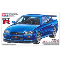 Tamiya 1/24 Scale Nissan Skyline GT-R V-Spec R34 Model Kit No: 24210