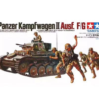 Tamiya 1:35 Scale German Panzerkampfwagen II Ausf. F/G Tank WWII Model Kit No: 35009