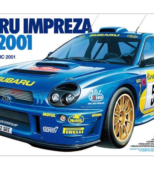 Tamiya 1/24 Scale Subaru Impreza WRC 2001 Model Kit No: 24240
