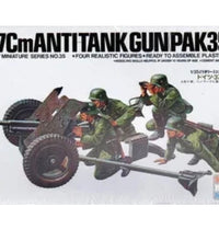 Tamiya 1/35 Scale German 37mm Anti-Tank Gun Model Kit No: 35035