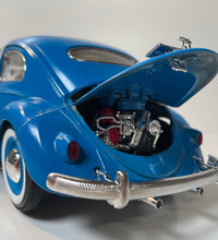 Maisto 1/18 Scale - 1955 Volkswagen Kafer.VW Beetle Diecast Model Car  Blue.