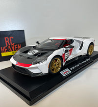 Maisto Ford GT 2021 Ford Heritage 1:18 Scale Diecast Model Car.