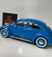 Maisto 1/18 Scale - 1955 Volkswagen Kafer.VW Beetle Diecast Model Car  Blue.