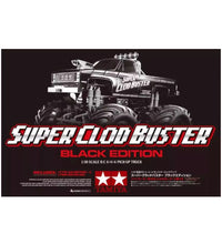 Tamiya Super Clodbuster Black Edition RC Car Kit #47432 Includes Dual Motor ESC