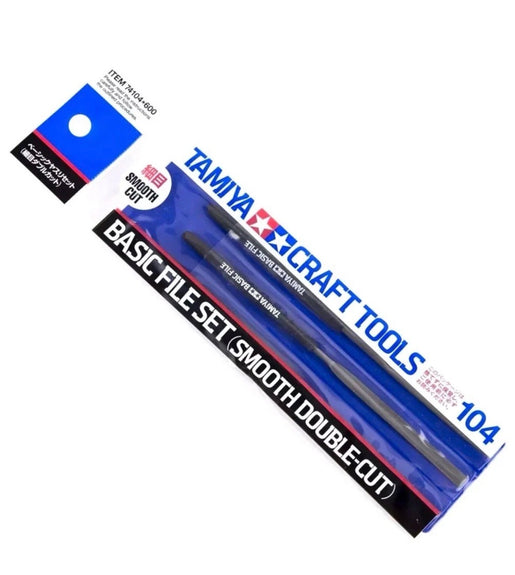 Tamiya Basic File Set Medium Double Cut - Model Kit Builder - Rc Car Kit - 74046