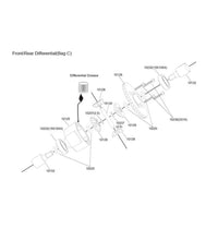 VRX Racing 10003 Front Differential Set 1/10 Scale 4WD Rc Car Diff Gearbox FTX-6236.