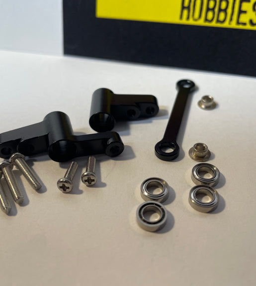 Mjx Hyper Go 1:14 Scale 4wd Rc Car Steering Assembly Alloy Upgrade Part No: 14430.