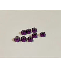HSP 02091 3mm Blue Aluminium Nyloc Nuts 8Pcs 1/10 Rc Car Upgrade Part 102048