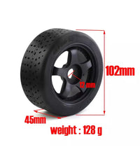 Wheel & Tyre Set For 1/7 Scale Rc Car Arrma Infraction 17mm Hex, 102 x 45mm.