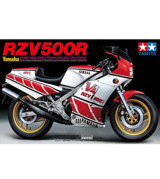 Tamiya Yamaha RZV500R Scaled Motorcycle 1/12 Plastic Model Kit.