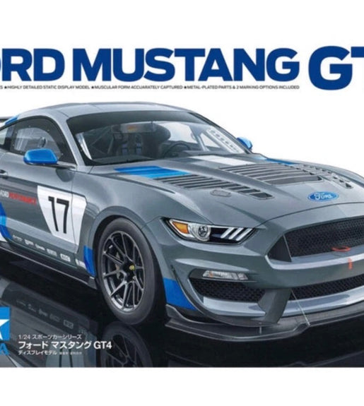 Tamiya 1/24 Scale Ford Mustang GT4 Model Kit No: 24354