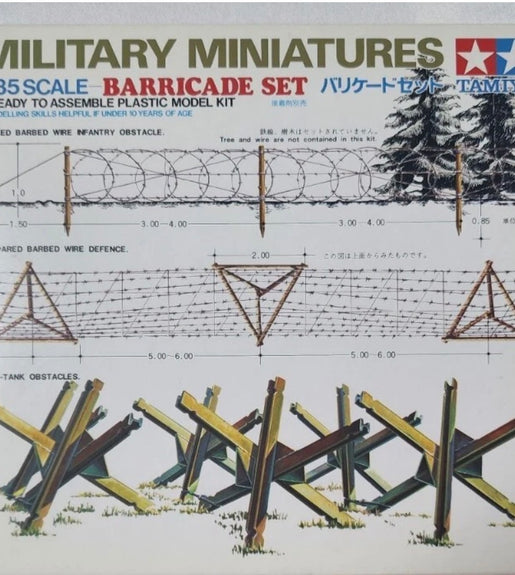 Tamiya 1/35 Scale Barricade Set Model Kit No: 35027