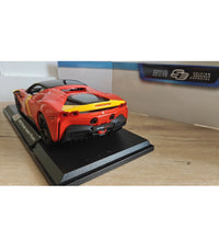 Maisto SF90 XX Stradale 1:18 Scale Red Model Ferrari Diecast Car.