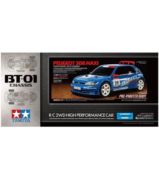 Tamiya 47513 Peugeot 306 Maxi -  Blue Pre Painted Body Limited Edition BT-01.