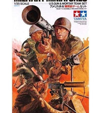 Tamiya 1/35 Scale U.S. Gun & Mortar Team Set Model Kit No: 35086