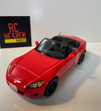 Maisto Honda S2000 1/18 Scale Diecast Model Car -JDM -V-TEC- Sports Car
