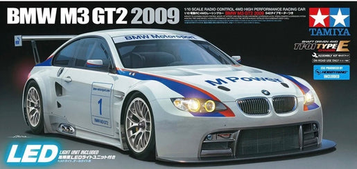 Tamiya BMW M3 GT2 2009 TT-01E 1/10 Scale 4wd Rc Car Kit No: 58449 w/ Light Kit & ESC