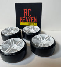 Rc Car Drift Wheels 1/10 12mm Hex Mounts To Fit HSP HPI TT-01 TT-02 VRX Tamiya.