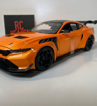 Maisto 2025 Mustang GTD 1/18 Scale Diecast Model American Muscle Car Orange.