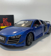 Maisto Audi R8 GT 1:18 Scale Blue Diecast Model Car.