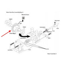 VRX Racing 10003 Front Differential Set 1/10 Scale 4WD Rc Car Diff Gearbox FTX-6236.