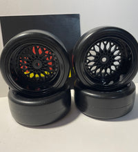 Rc Car Drift Wheels 1/10 12mm Hex Mounts To Fit HSP HPI TT-01 TT-02 VRX Tamiya.
