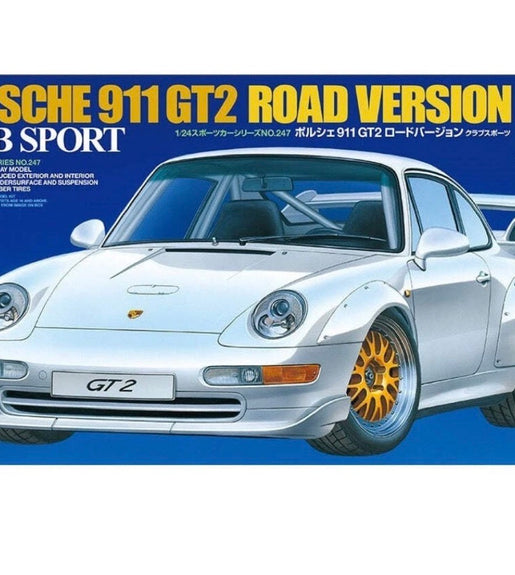 Tamiya 1/24 Scale Porsche 911 GT2 Road Version Club Sport Model Kit No: 24247